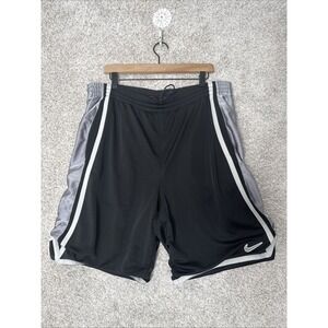 Vintage Nike basketball shorts black gray XL